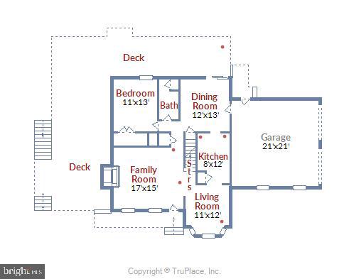 385 Ball Road St. Leonard, MD 20685 - Photo 50 of 52 Floor plan - 1st Level - Main Level Bedroom