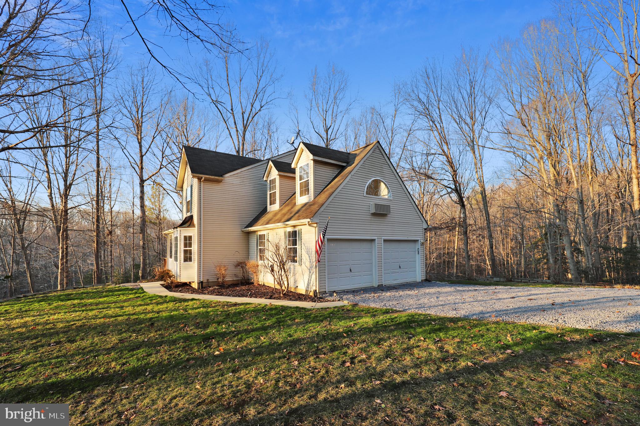 385 Ball Road St. Leonard, MD 20685 - Photo 44 of 52 view front and side yard