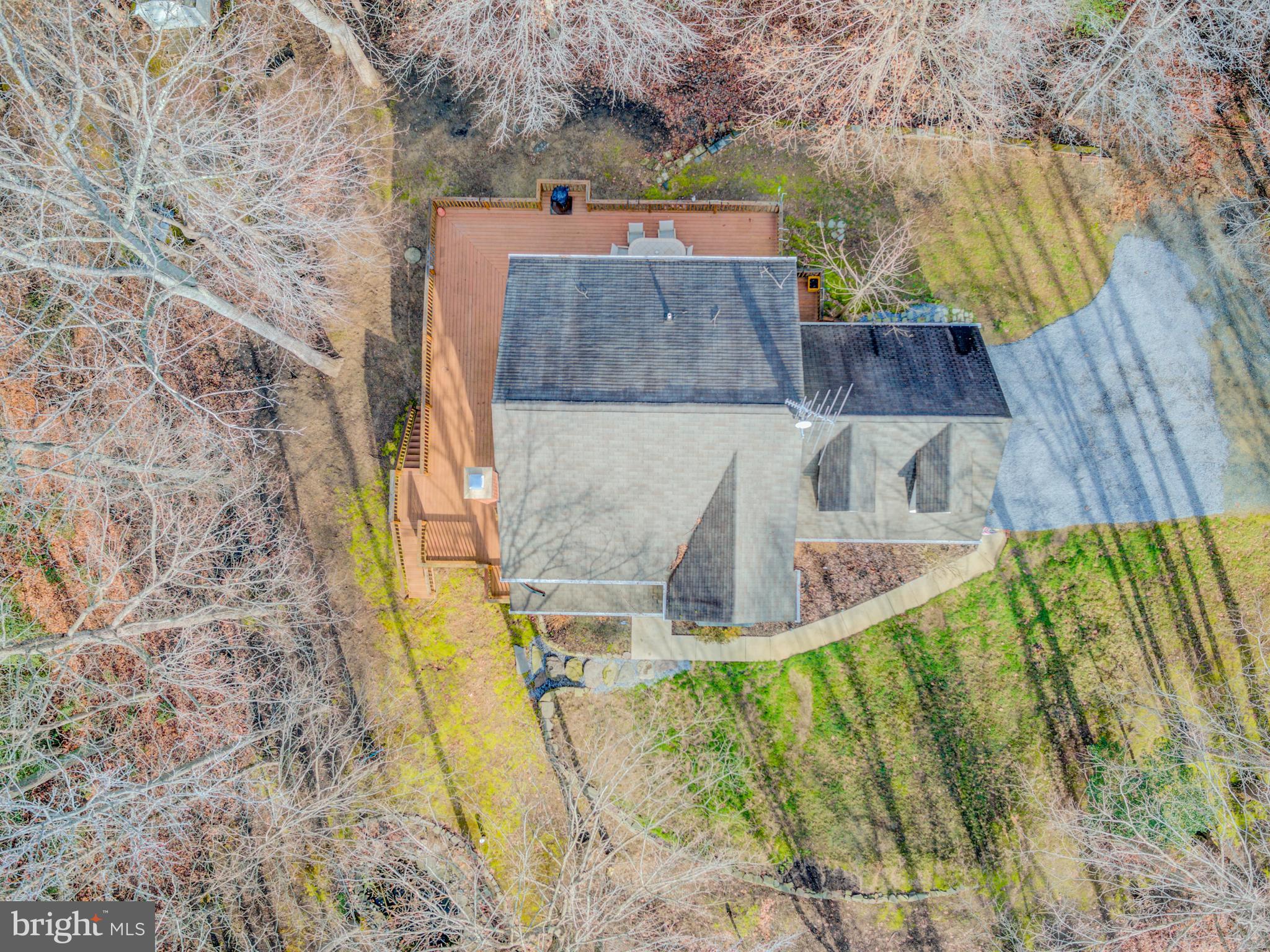 385 Ball Road St. Leonard, MD 20685 - Photo 47 of 52 Aerial view over top of house