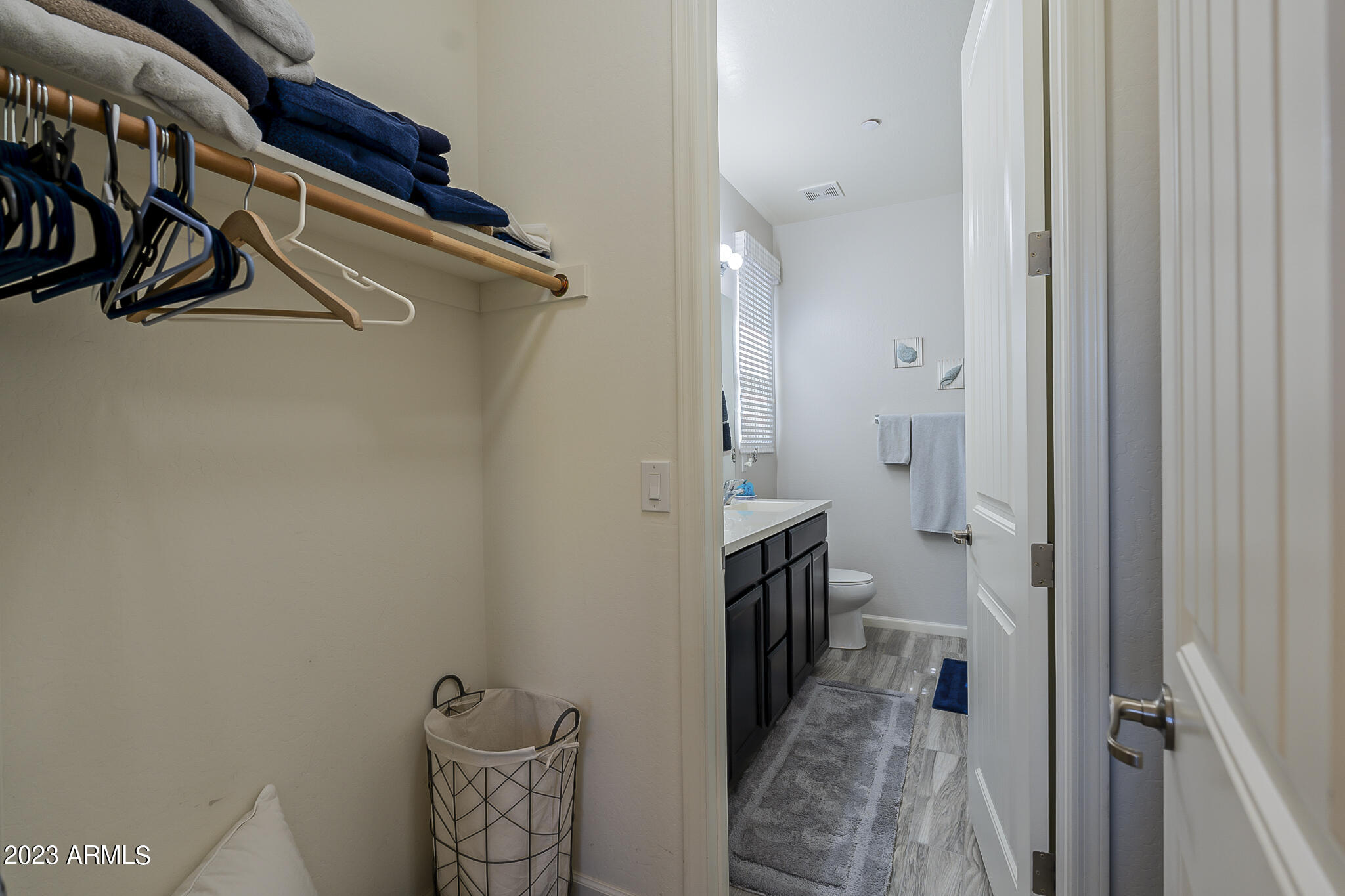 13719 West Linanthus Road Peoria, AZ 85383 - Photo 23 of 38 a bathroom with a sink and mirror