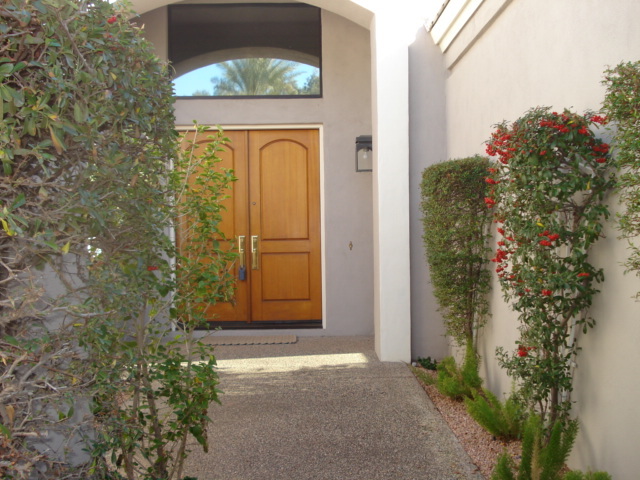 7323 East Gainey Ranch Road, Unit 9 Scottsdale, AZ 85258 - Photo 3 of 16 FRONT DOOR ENTRY