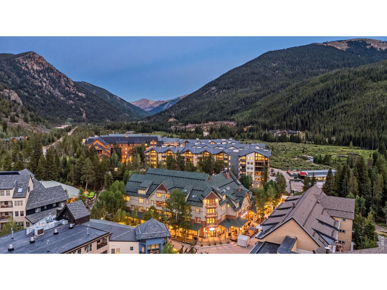195 River Run Road, Unit 8006 Keystone, CO 80435 - Photo 1 of 33 Golden hour over River Run Village.