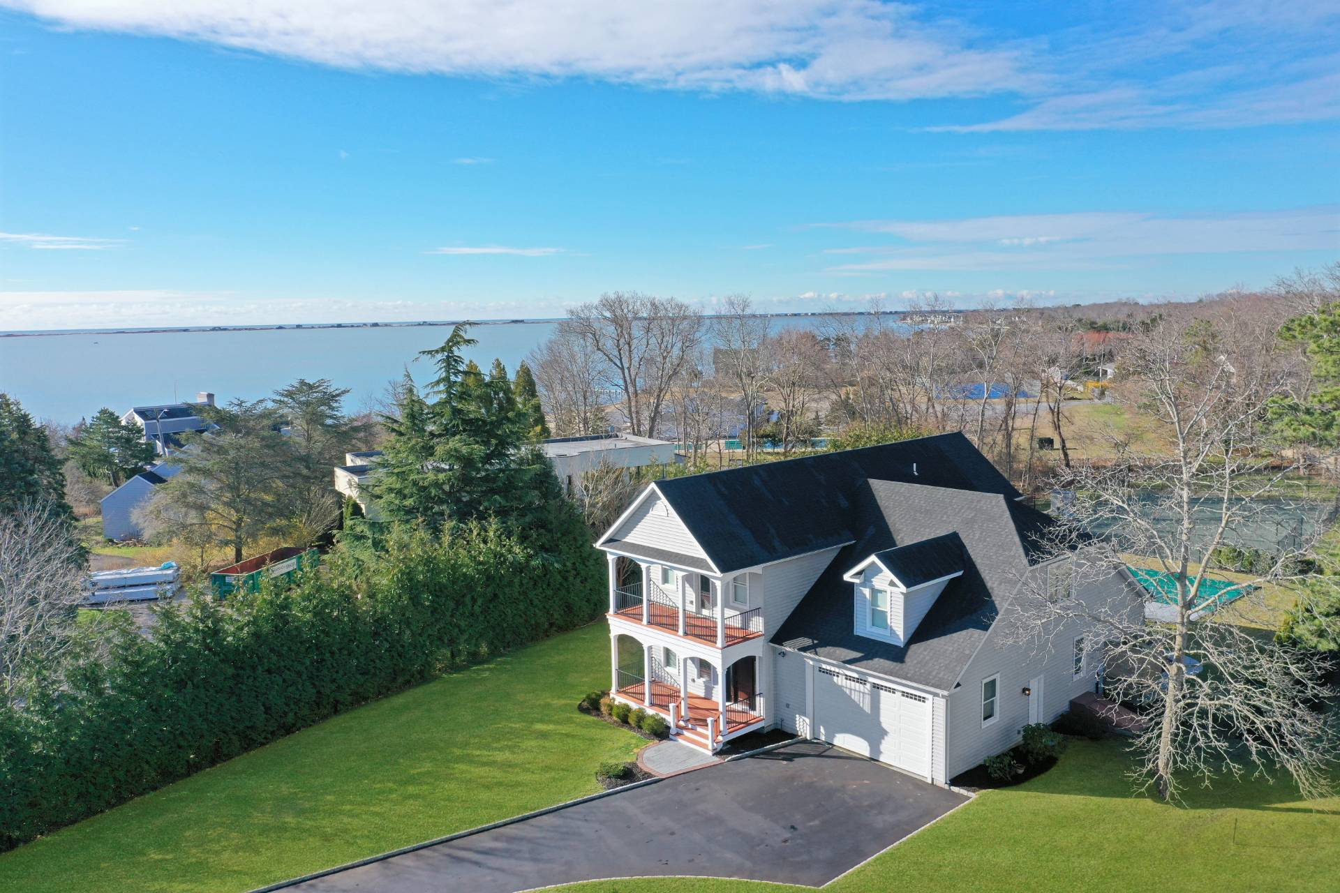 64 Romana Drive Hampton Bays, NY 11946 - Photo 5 of 29 an aerial view of a house