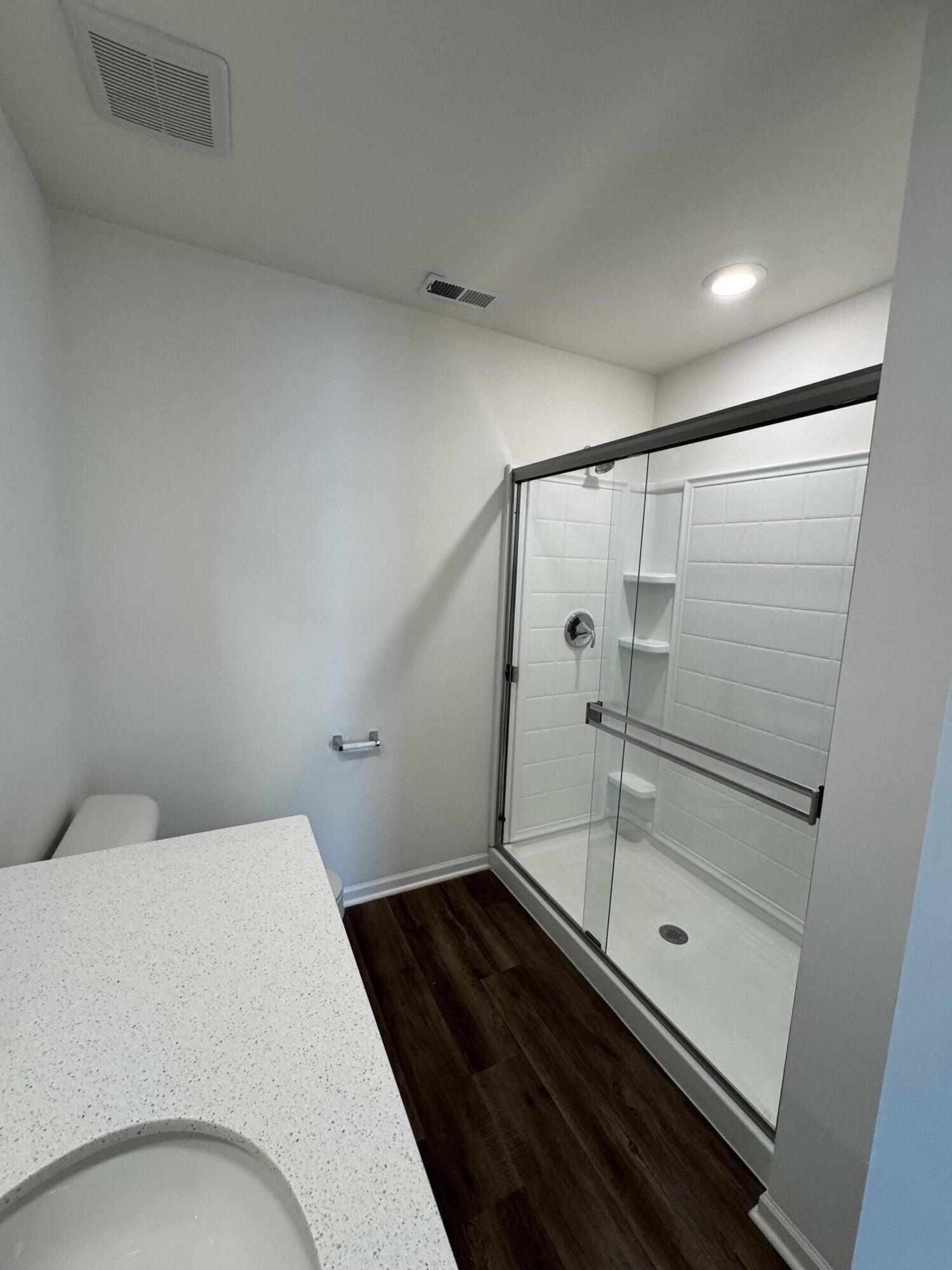 1792 East 110th Lane Crown Point, IN 46307 - Photo 14 of 17 a bathroom with a shower and toilet