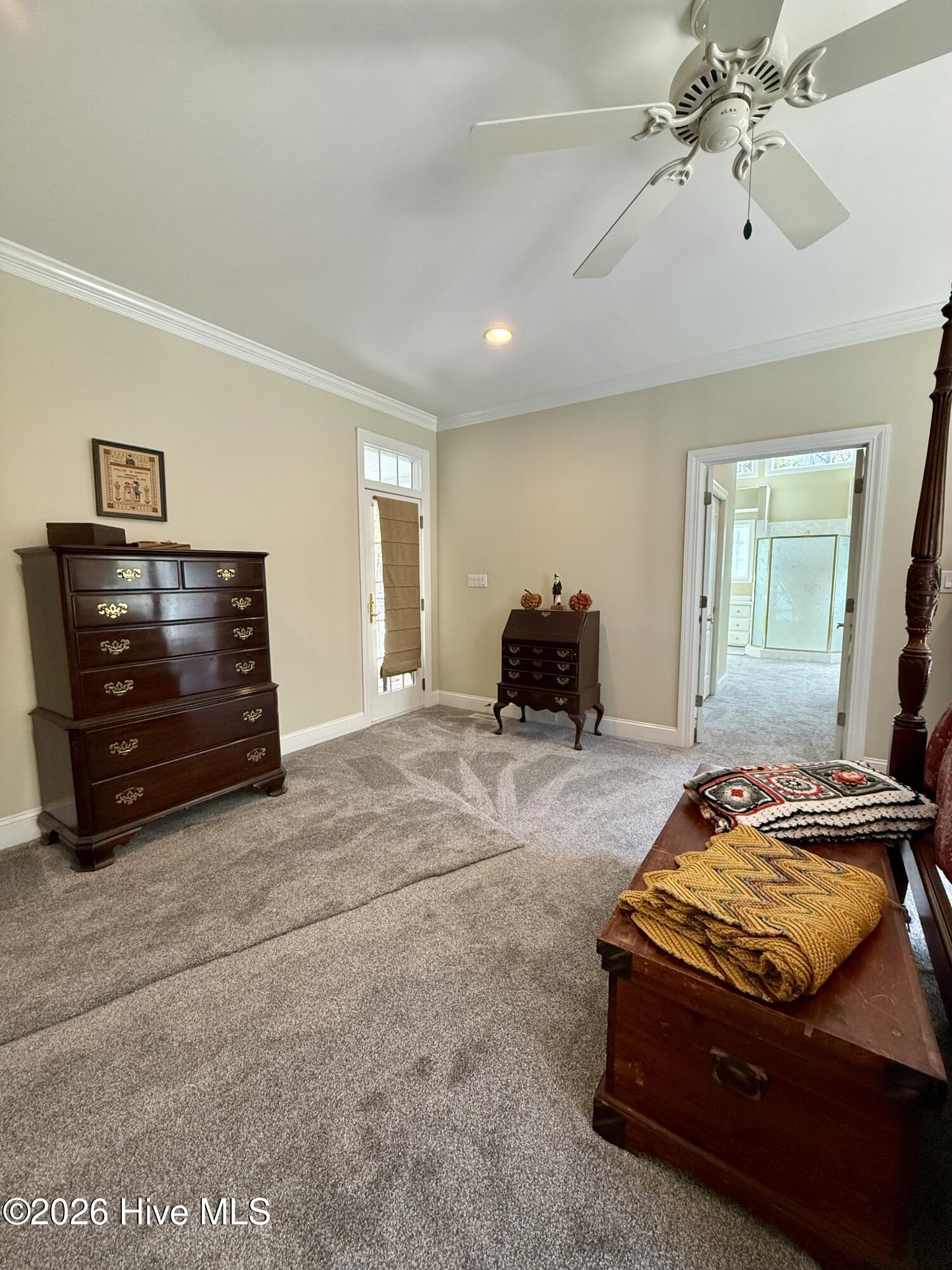 1285 Bear Grass Road Williamston, NC 27892 - Photo 79 of 130 Primary Bedroom W/ porch access