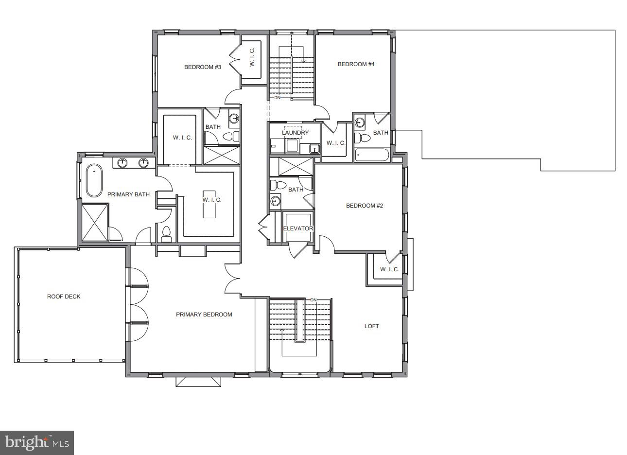 5908 Calla Drive McLean, VA 22101 - Photo 65 of 66 Upper Level Floor Plan