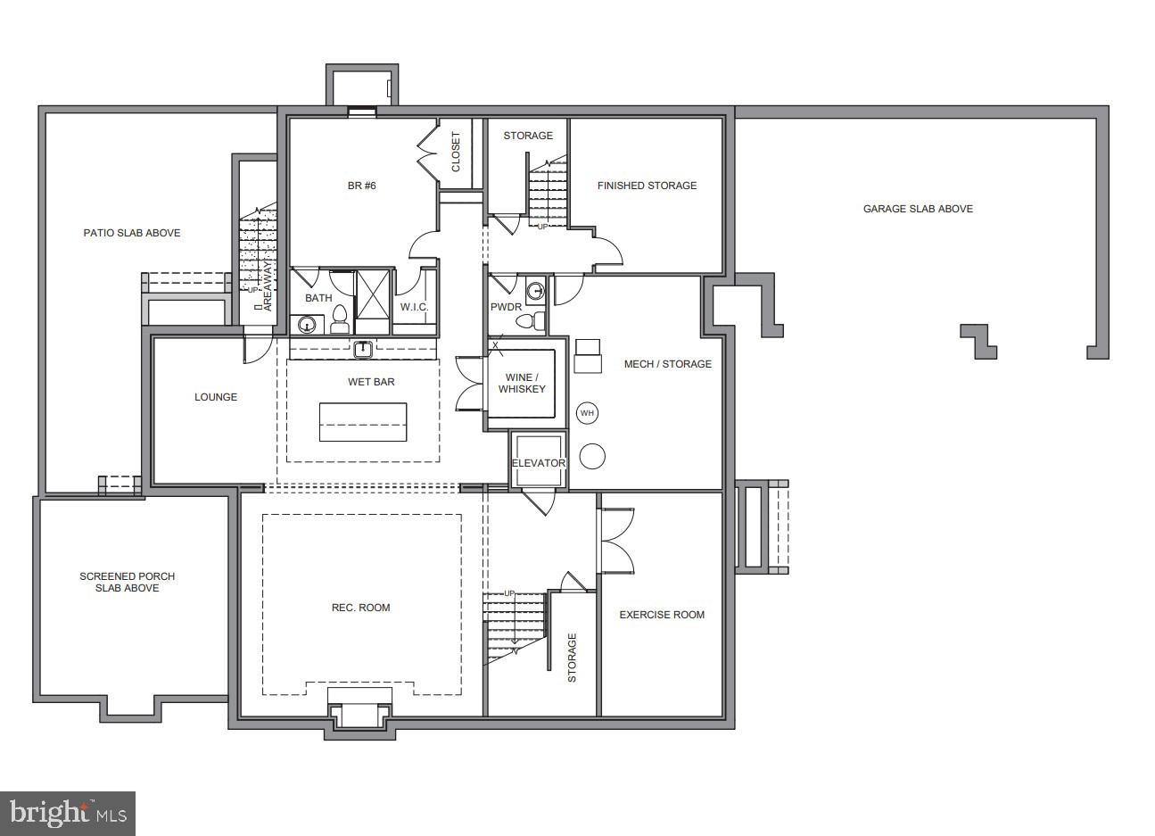 5908 Calla Drive McLean, VA 22101 - Photo 66 of 66 Lower Level Floor Plan