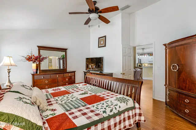 a bathroom with a double vanity sink and mirror