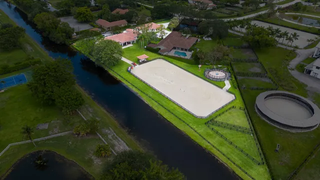 a view of a swimming pool and outdoor space