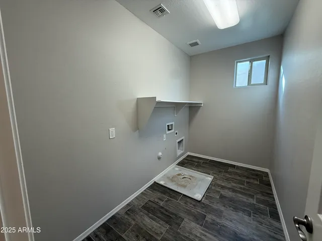 a room with storage and utility