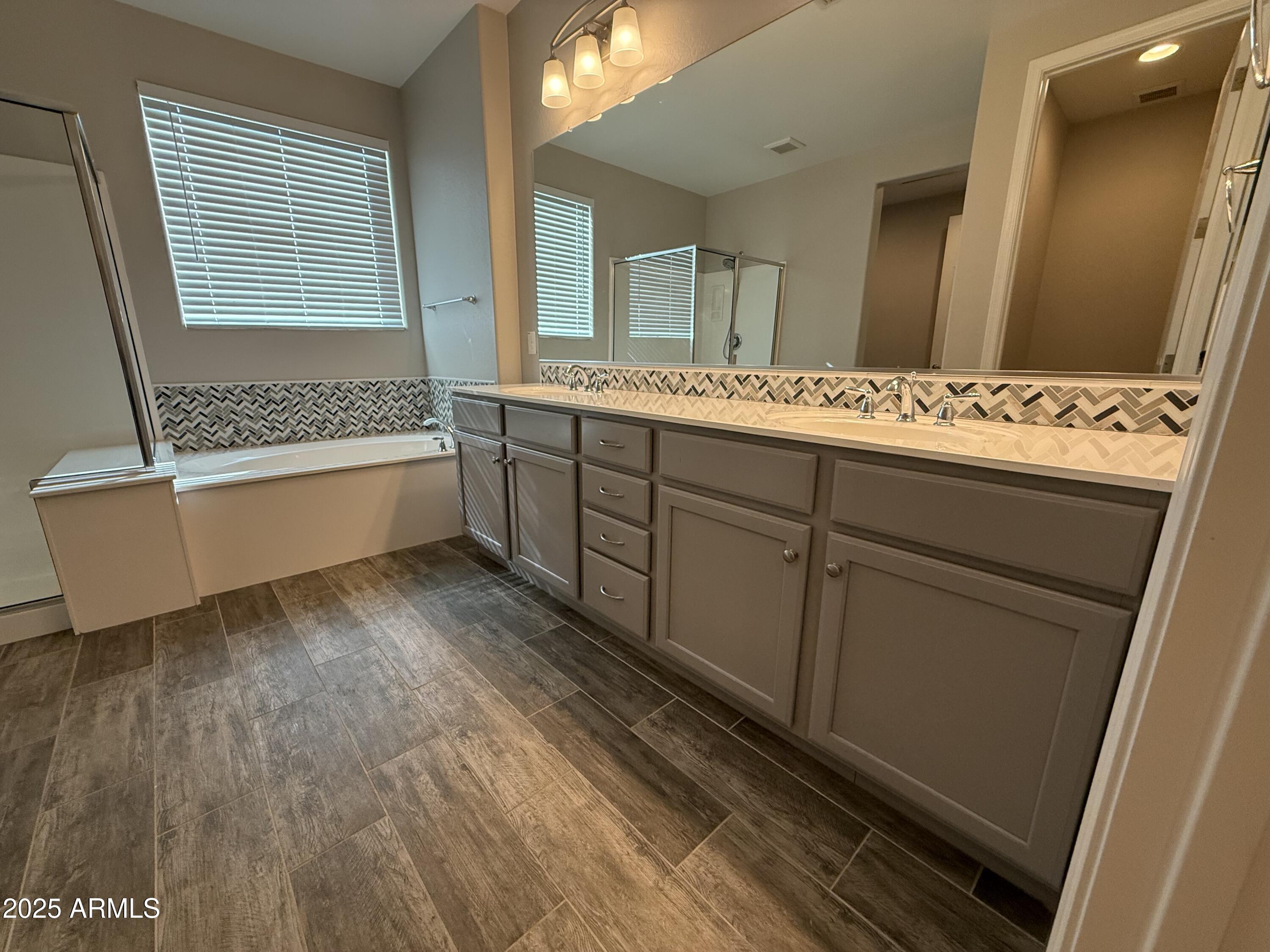 3786 East Robert Street Gilbert, AZ 85295 - Photo 20 of 22 a spacious bathroom with a bathtub and a sink
