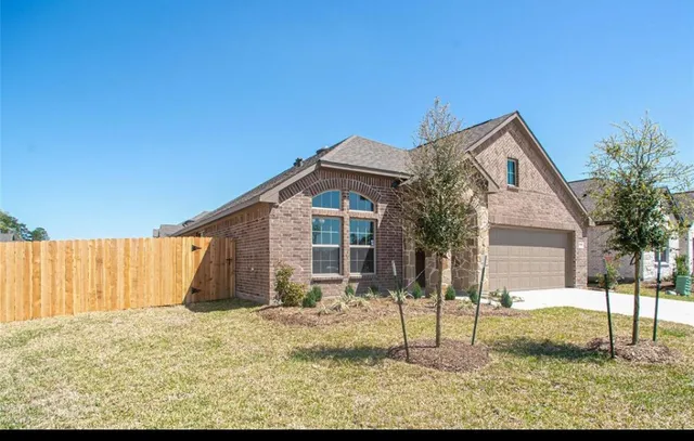 a backyard of a house