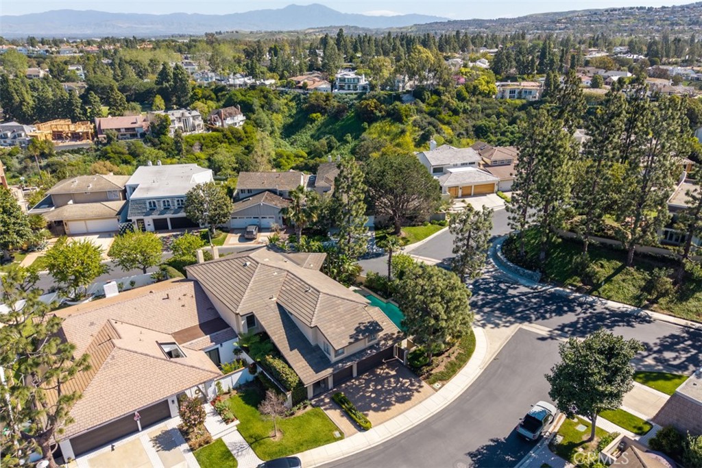 10 Rue Valbonne Newport Beach, CA 92660 - Photo 58 of 66 an aerial view of a house with a yard