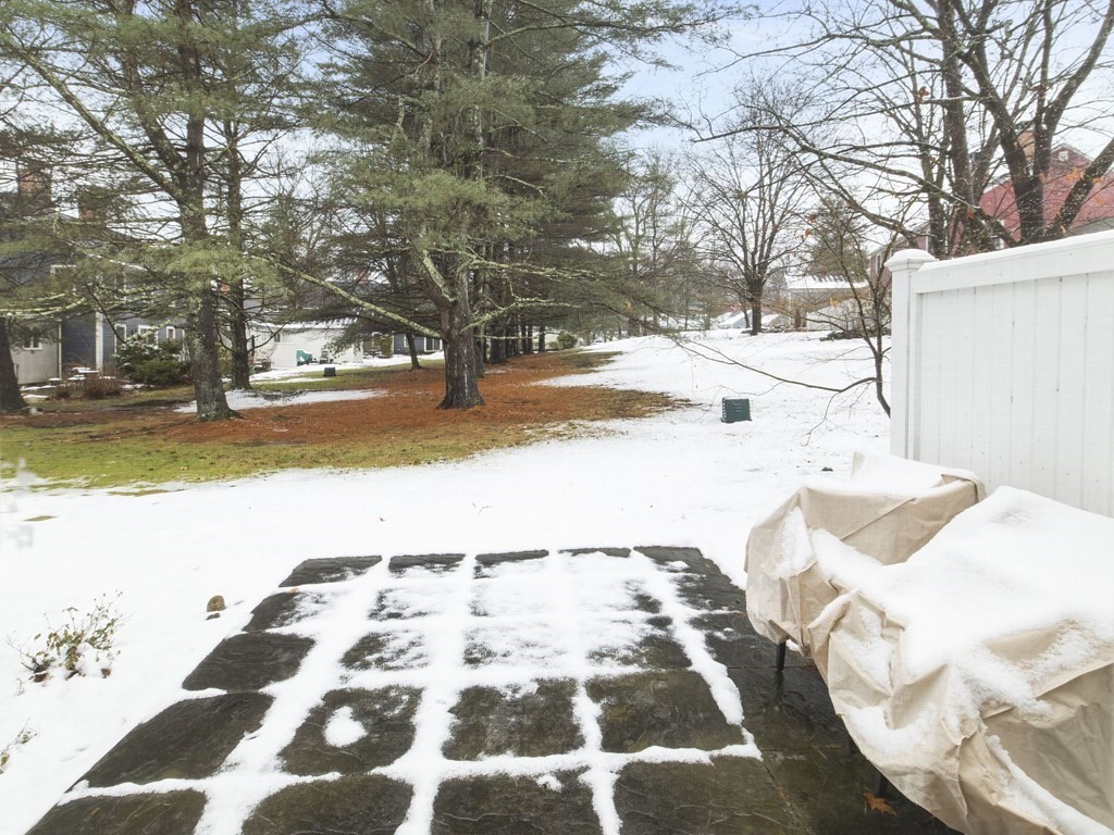 14 Jericho Road, Unit 14 Weston, MA 02493 - Photo 17 of 17 a view of a yard with snow