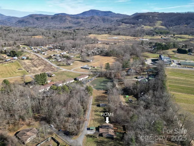a view of city and mountain