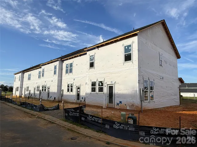 a front view of a building