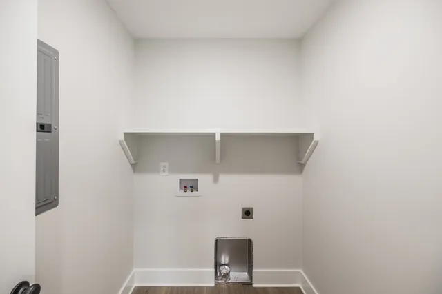 a view of small space with sink