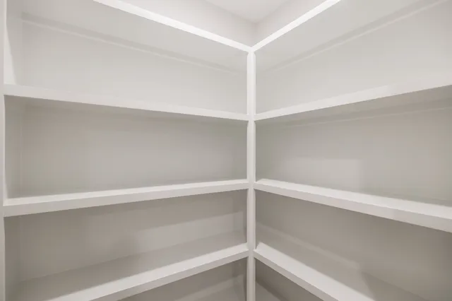 a close view of closet