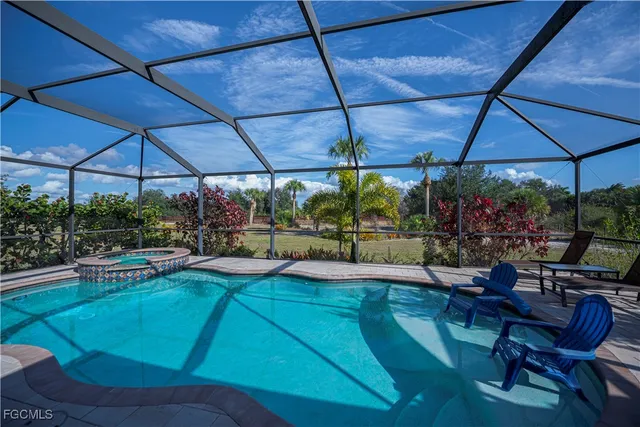 a view of a green yard