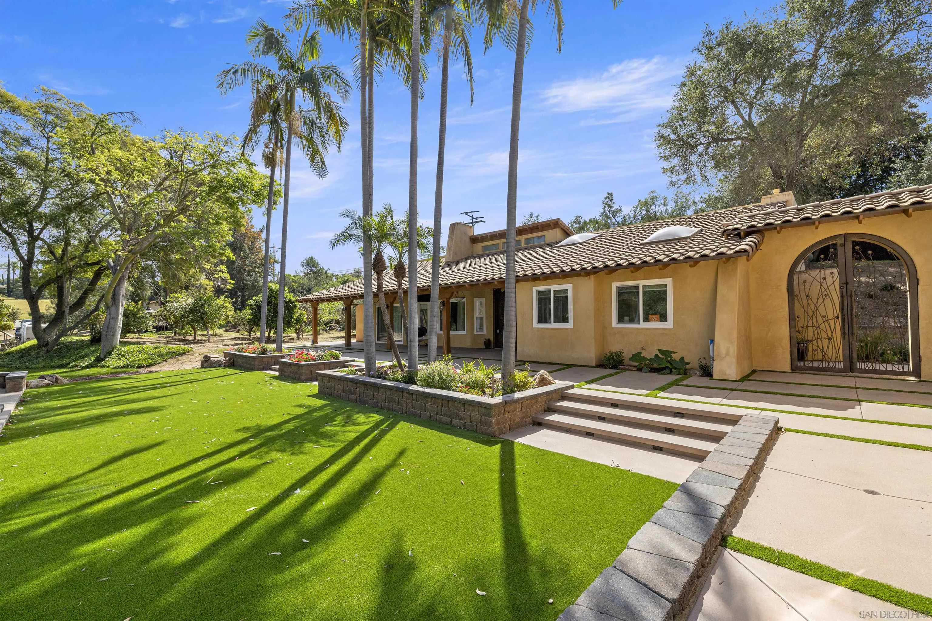 1315 Macadamia Drive Fallbrook, CA 92028 - Photo 50 of 59 a view of a house with swimming pool and a small yard
