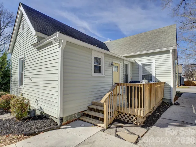 a view of a house with wooden floor