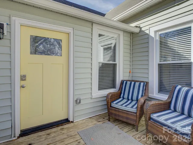 a outdoor living space with furniture