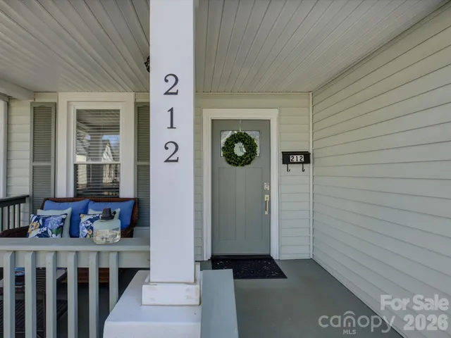 a view of front door of house