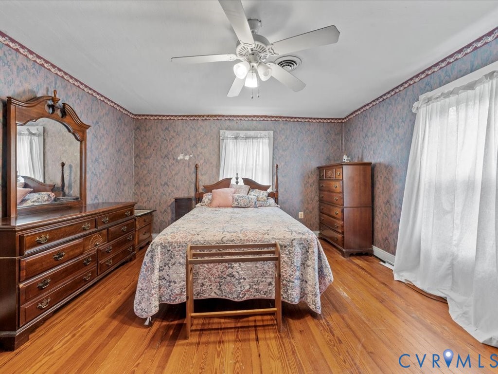 13330 Lodore Road Amelia Court House, VA 23002 - Photo 23 of 33 Bedroom featuring light wood-style flooring, ceili