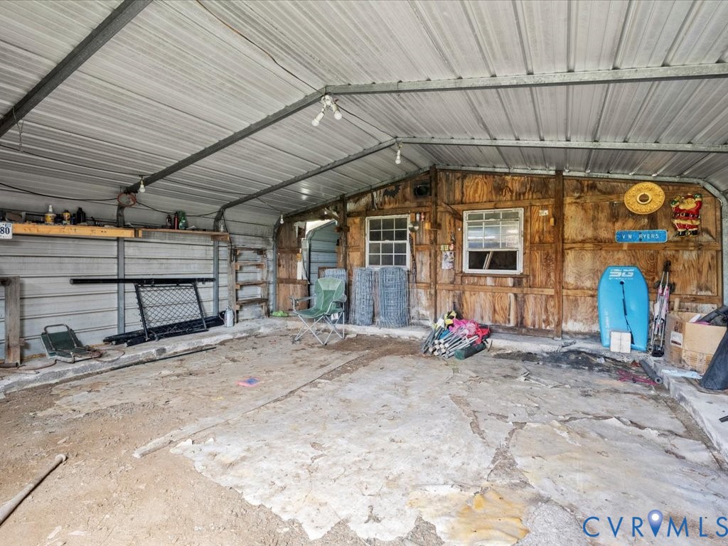 13330 Lodore Road Amelia Court House, VA 23002 - Photo 30 of 33 Garage featuring metal wall
