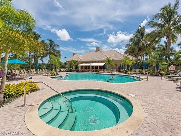 a view of swimming pool outdoor view and yard