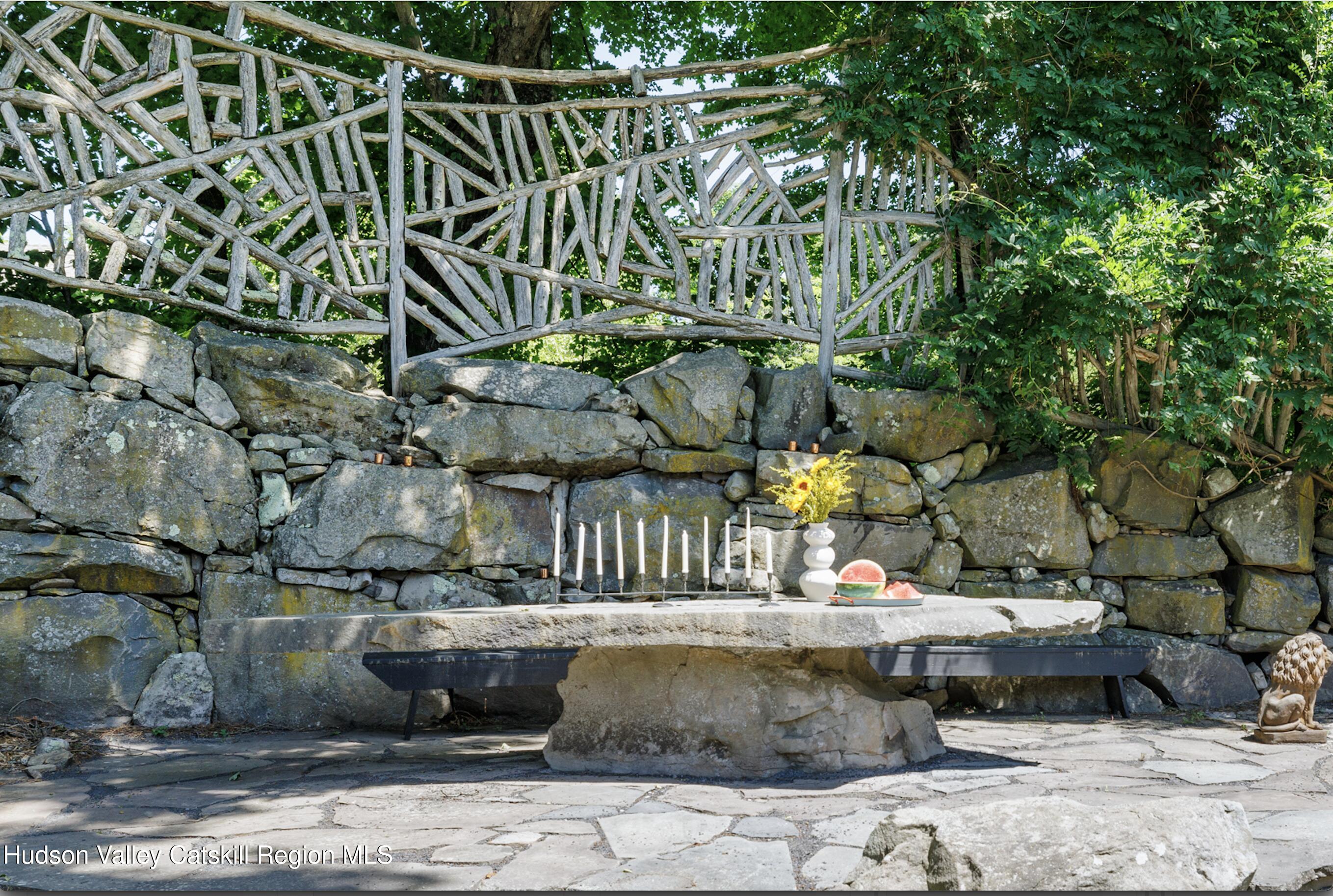 592 Swartekill Road Esopus, NY 12561 - Photo 4 of 38 a view of fountain along with trees