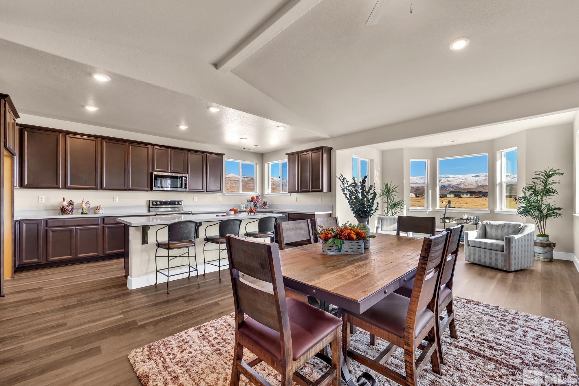 250 Pinto Ranch Court Reno, NV 89510 - Photo 25 of 39 a view of a dining room with furniture and wooden floor