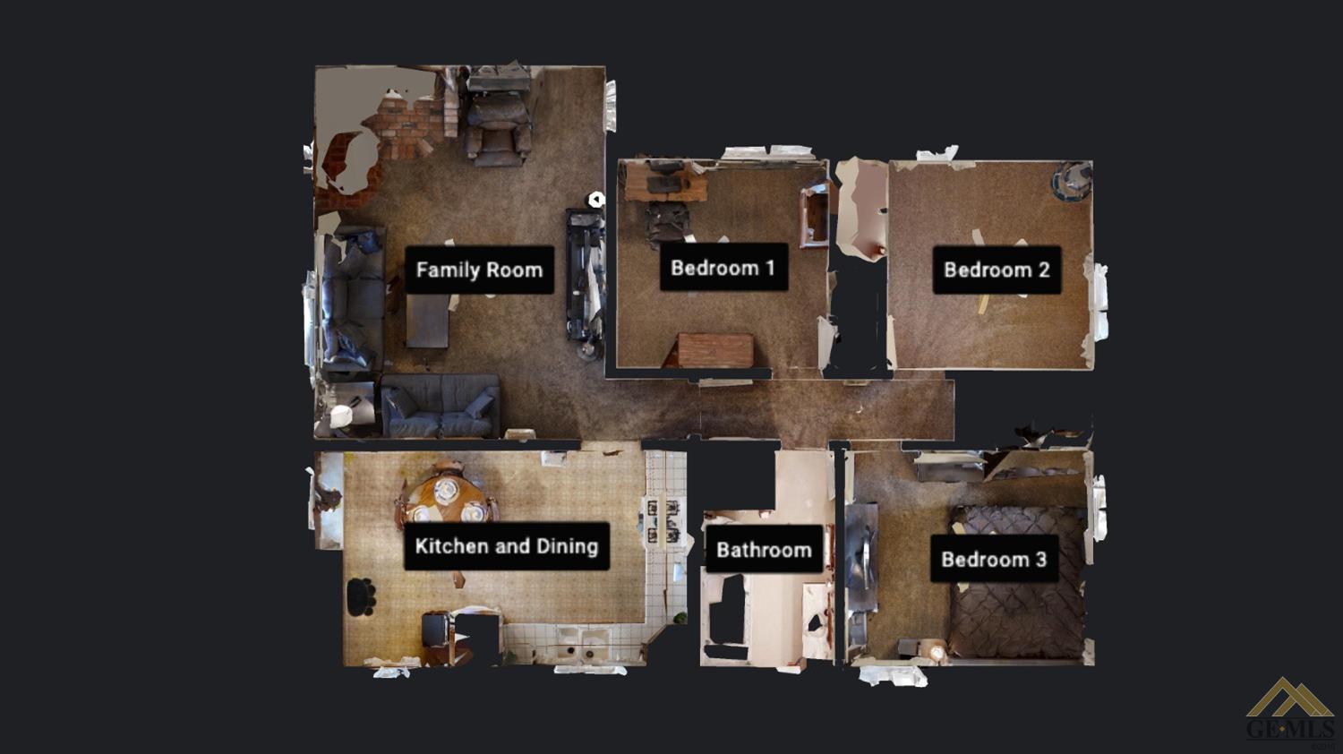 Undisclosed Address Bakersfield, CA 93304 - Photo 37 of 38 an aerial view of residential houses with outdoor space and parking