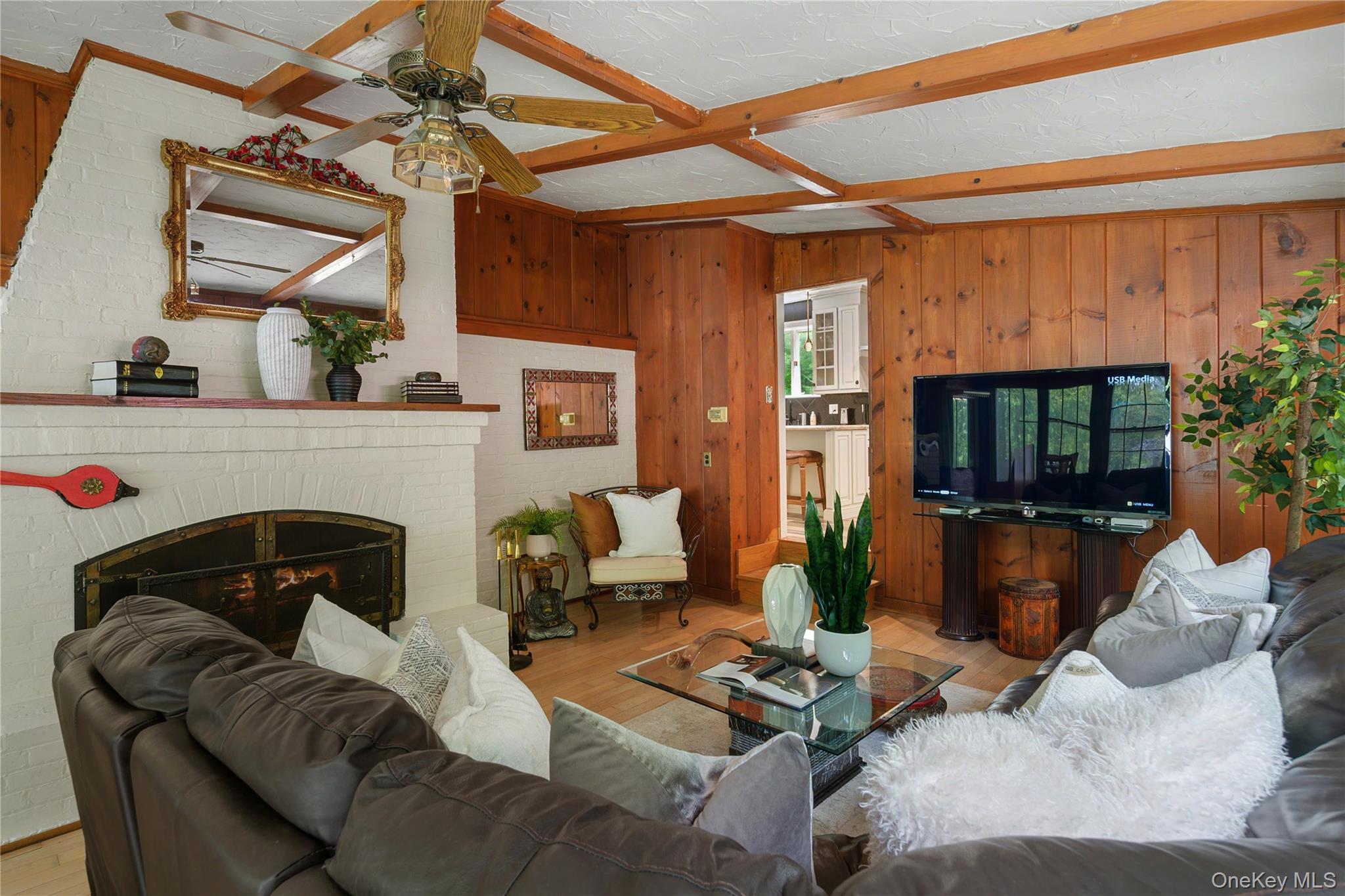 36 Granite Springs Road Granite Springs, NY 10527 - Photo 15 of 49 a living room with furniture and a fireplace