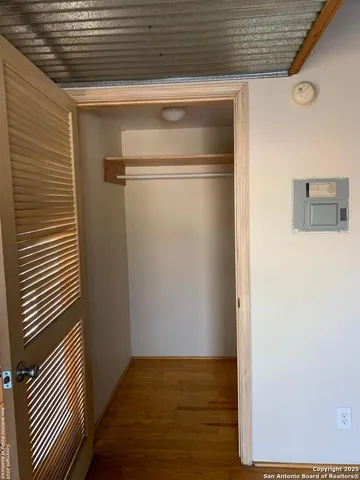 a view of a small space