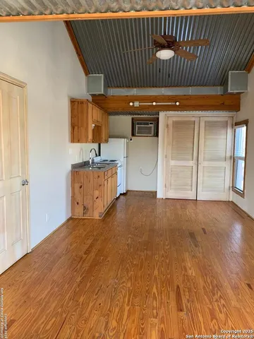 a view of a backyard of a house