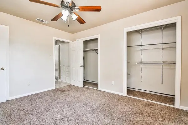 a view of an empty room