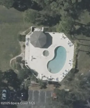 a view of a glass door