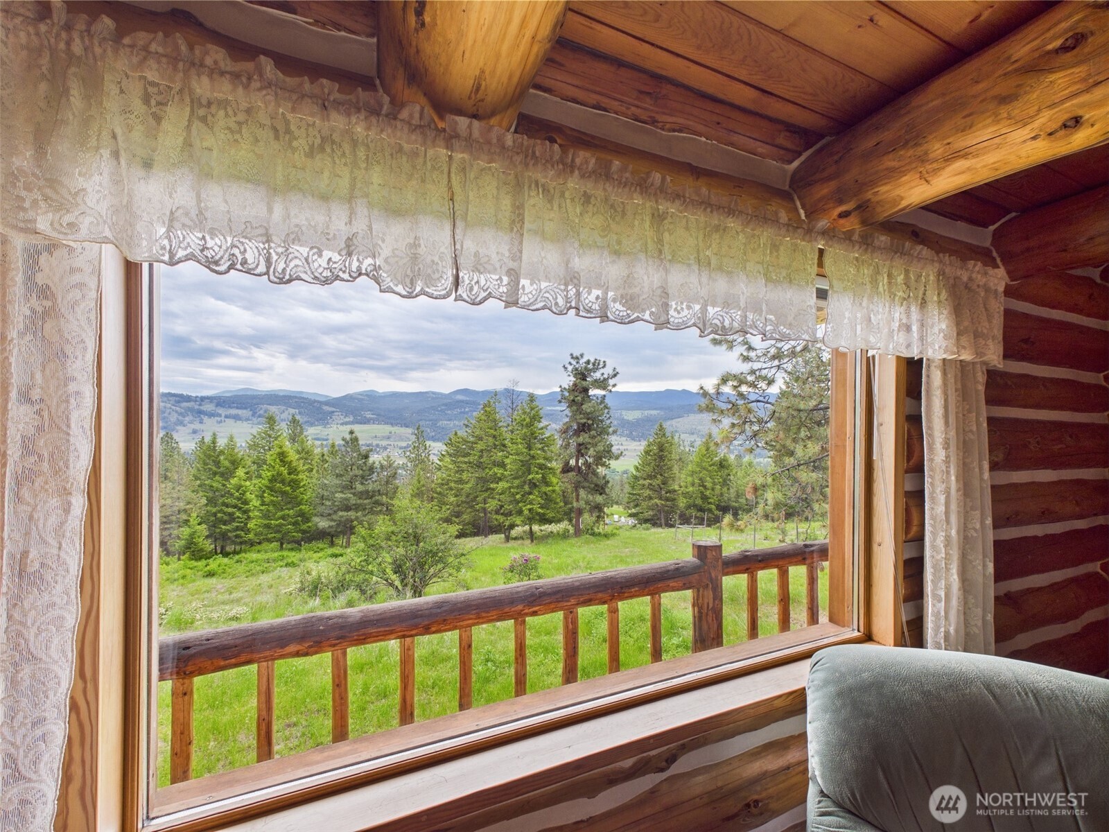 98 Tall Timber Lane Republic, WA 99166 - Photo 12 of 30 a view of a glass door with a balcony