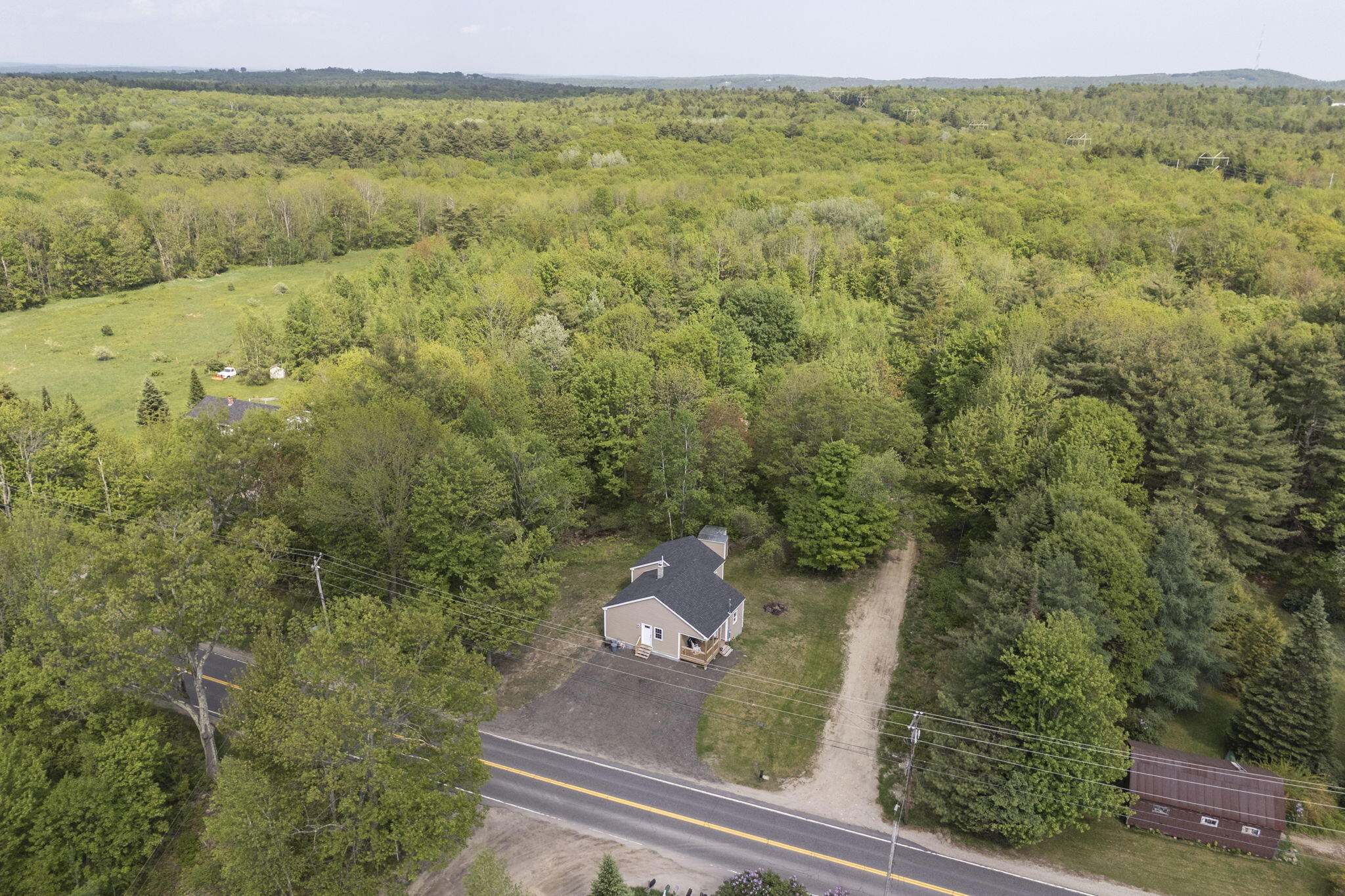 693 Pond Road Wales, ME 04280 - Photo 39 of 41 Overhead exterior