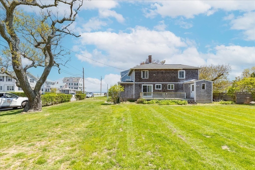 88 Marion Road Scituate, MA 02066 - Photo 28 of 41 a view of a house with swimming pool and sitting area