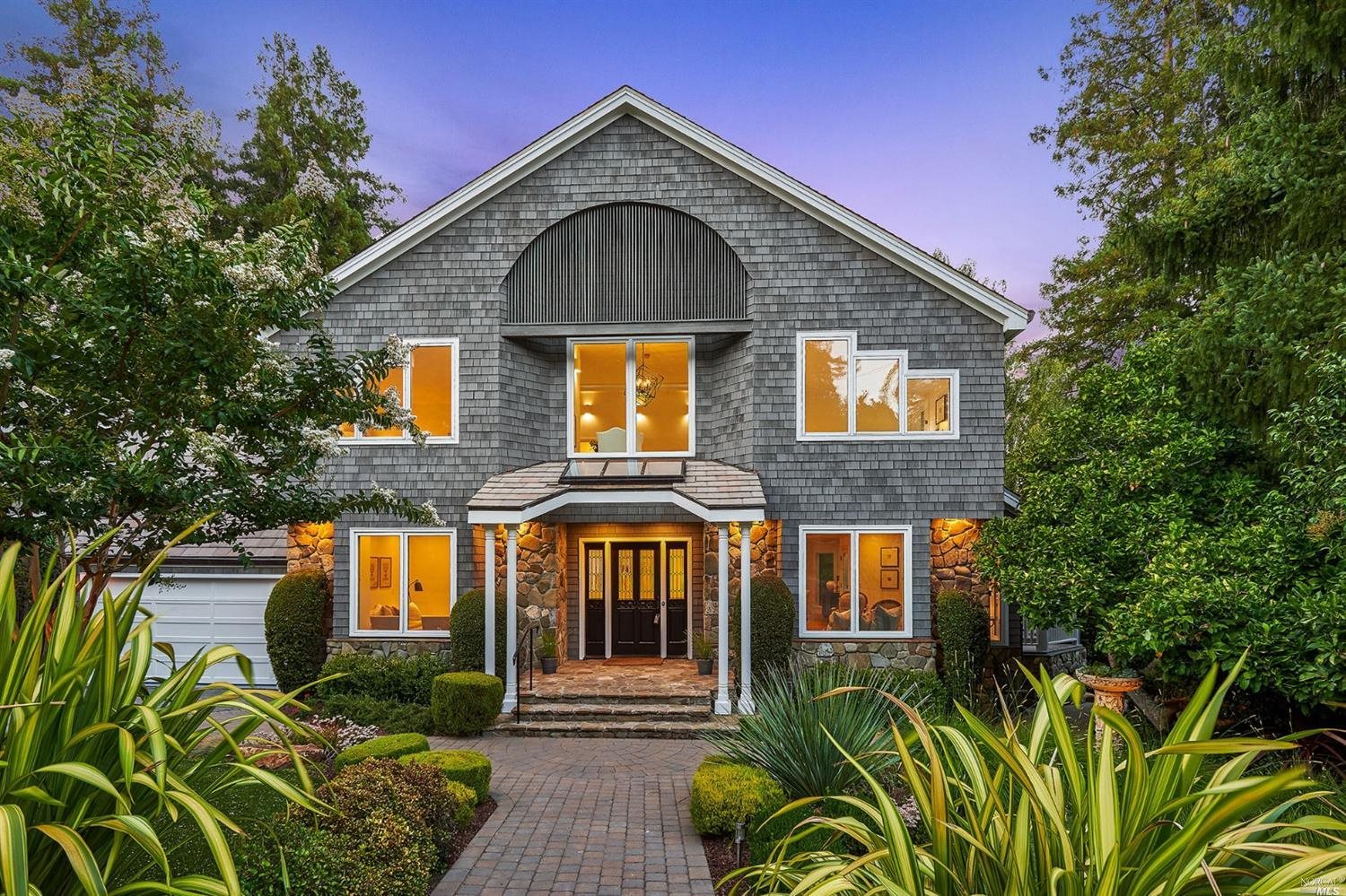 2 Ardmore Road Larkspur, CA 94939 - Photo 1 of 1 a front view of a house with a yard