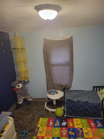 a living room with a couch