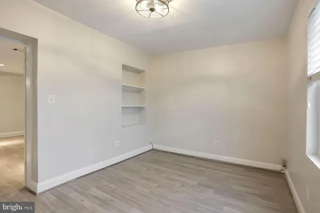 wooden floor in an empty room