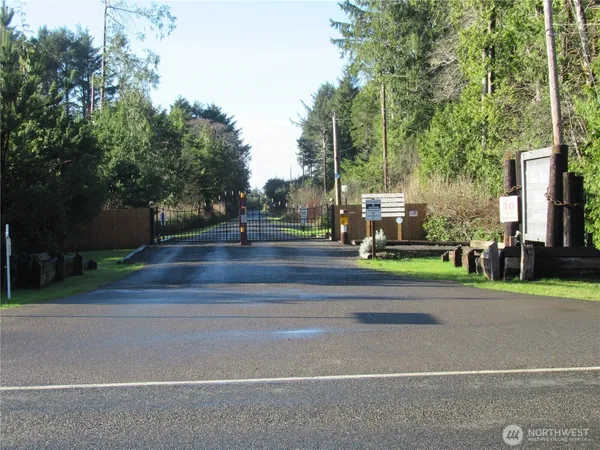 a view of street with houses
