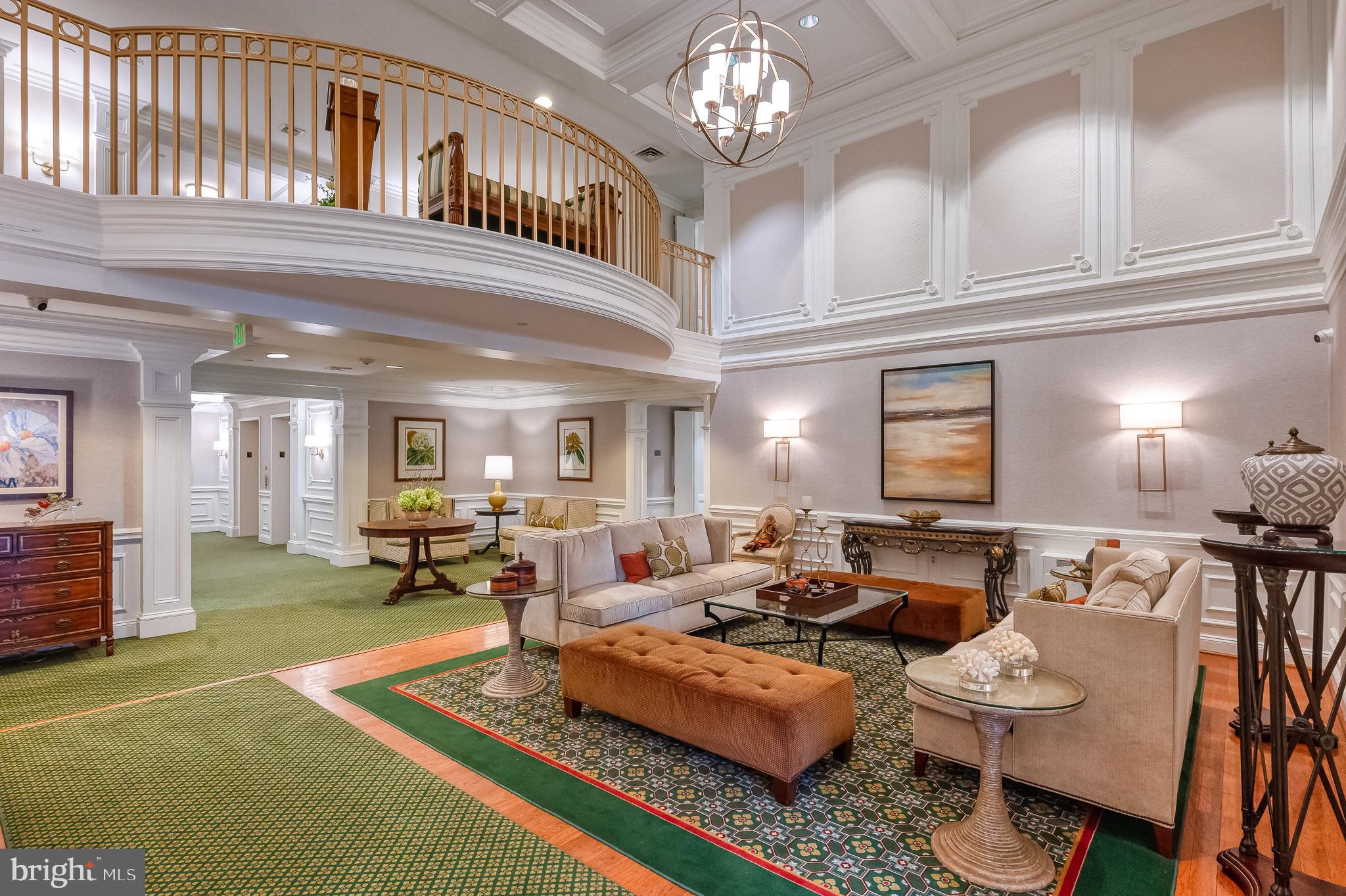 12240 Roundwood Road, Unit 405 Lutherville-Timonium, MD 21093 - Photo 35 of 51 STUNNING BUILDING LOBBY