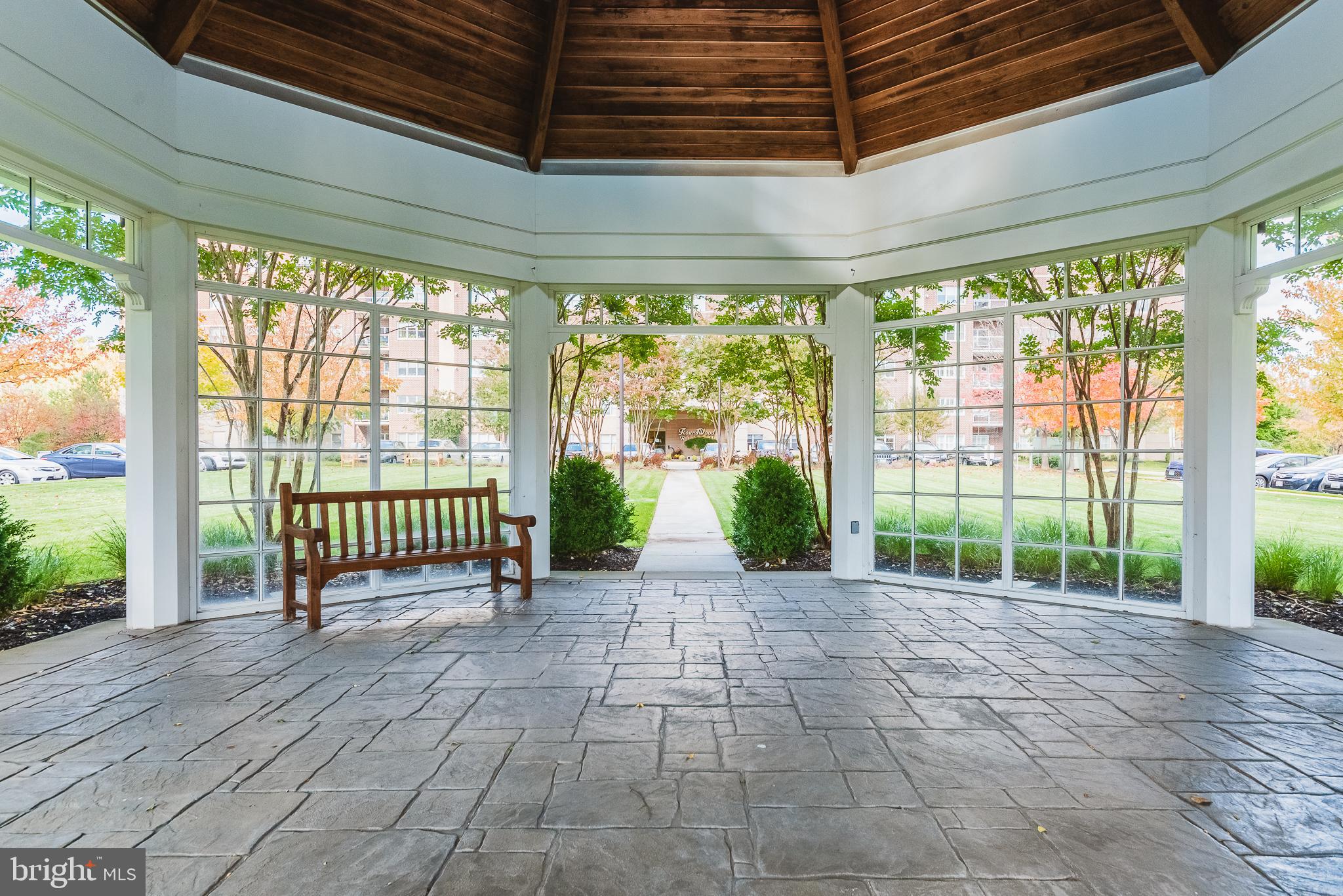 12240 Roundwood Road, Unit 405 Lutherville-Timonium, MD 21093 - Photo 47 of 51 INTERIOR OF THE GAZEBO