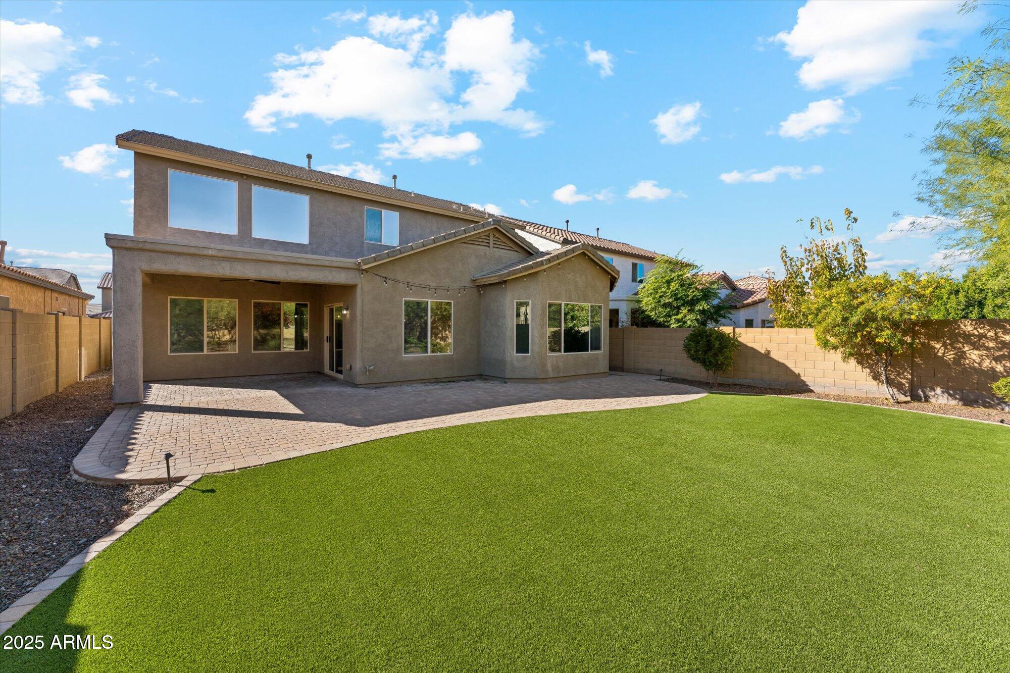 1630 West Red Bird Road Phoenix, AZ 85085 - Photo 13 of 26 Great Backyard With Pavers & Turf
