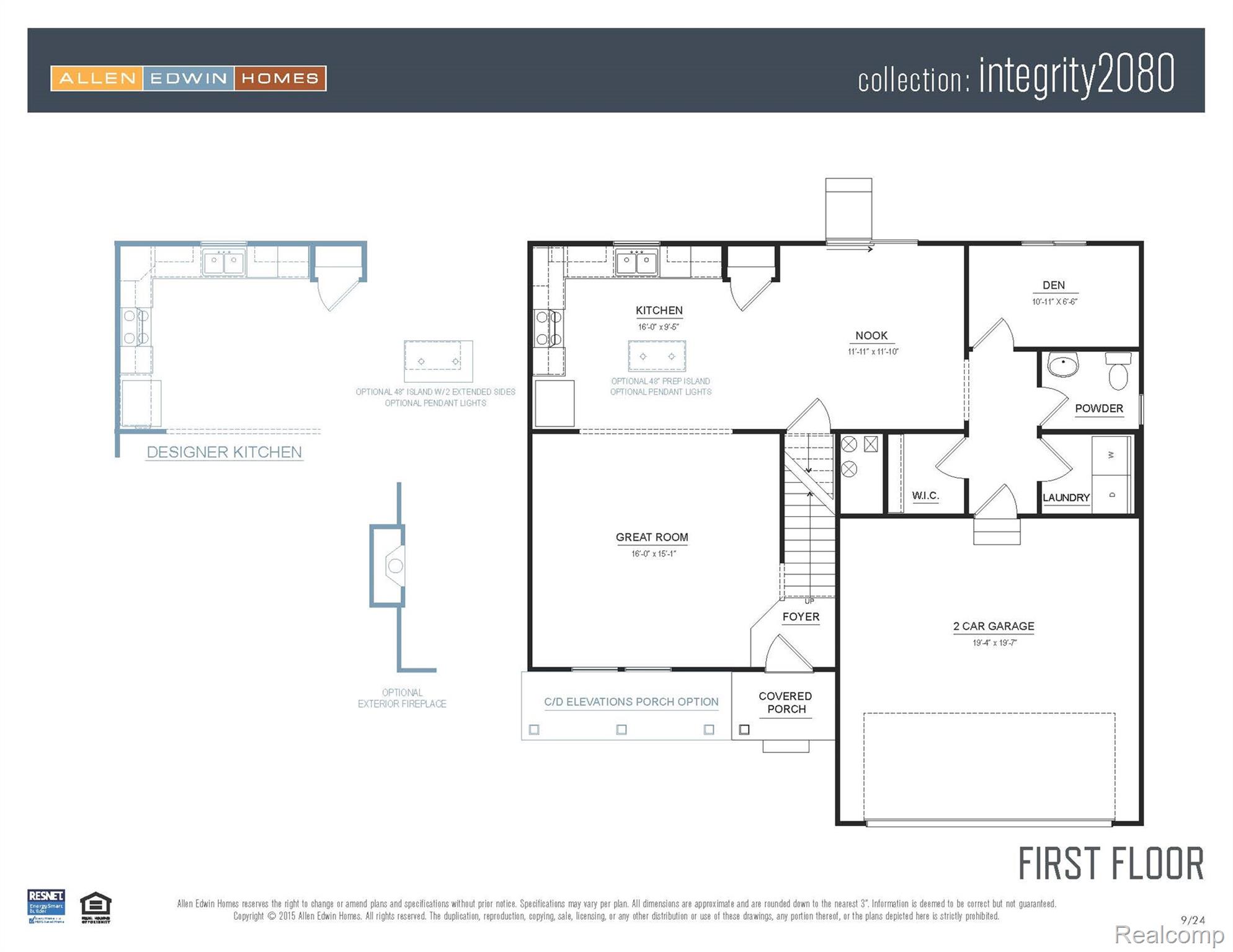 6030 Lahring Road Linden, MI 48451 - Photo 35 of 36 Standard Floor Plan-actual home may vary