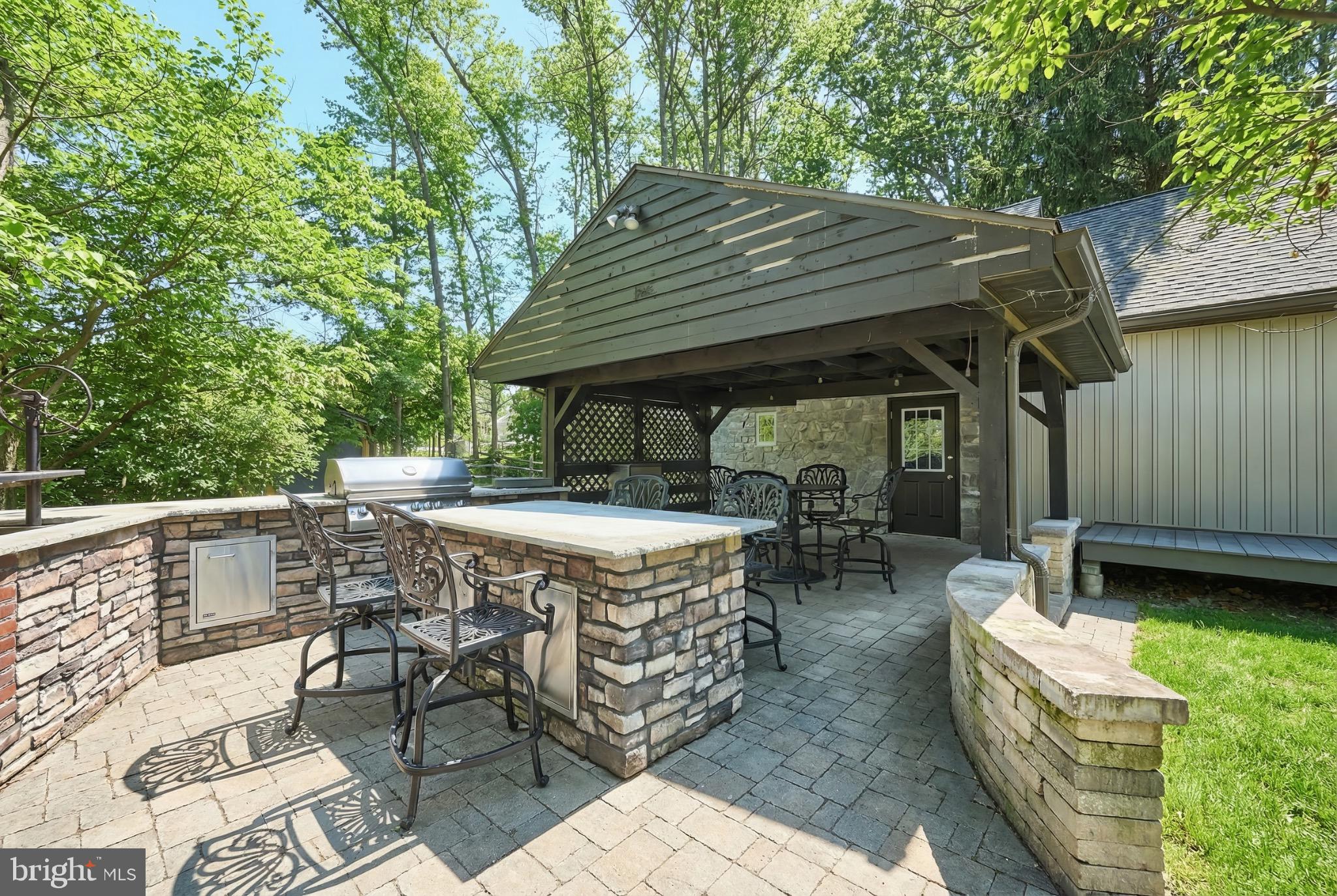 4205 Grandview Road Hanover, PA 17331 - Photo 4 of 70 Charming outdoor retreat with shaded seating.
